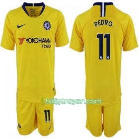 Billige Fotballdrakter Chelsea Pedro 11 Barn Bortedraktsett 2018/19 Kortermet